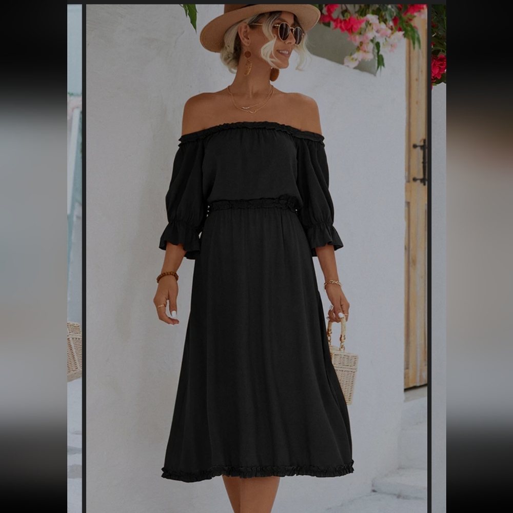 NWT Sumner off the shoulder Dress